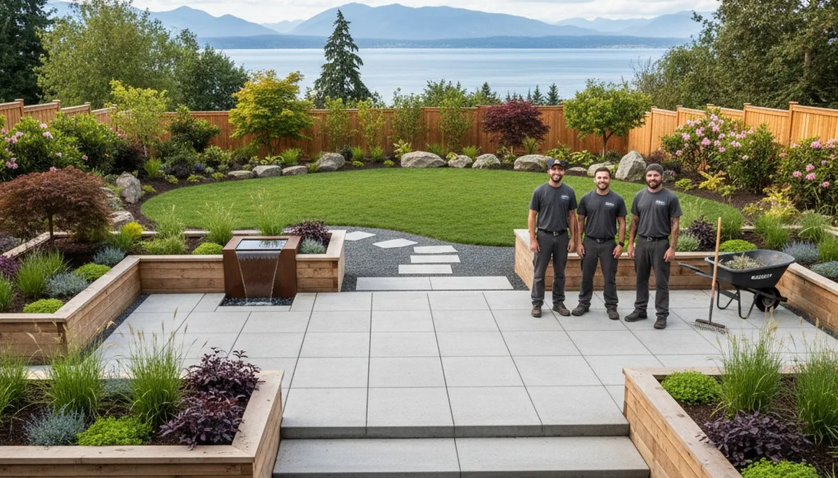 Landscaping crew serving Seattle, WA with professional yard maintenance and outdoor care services