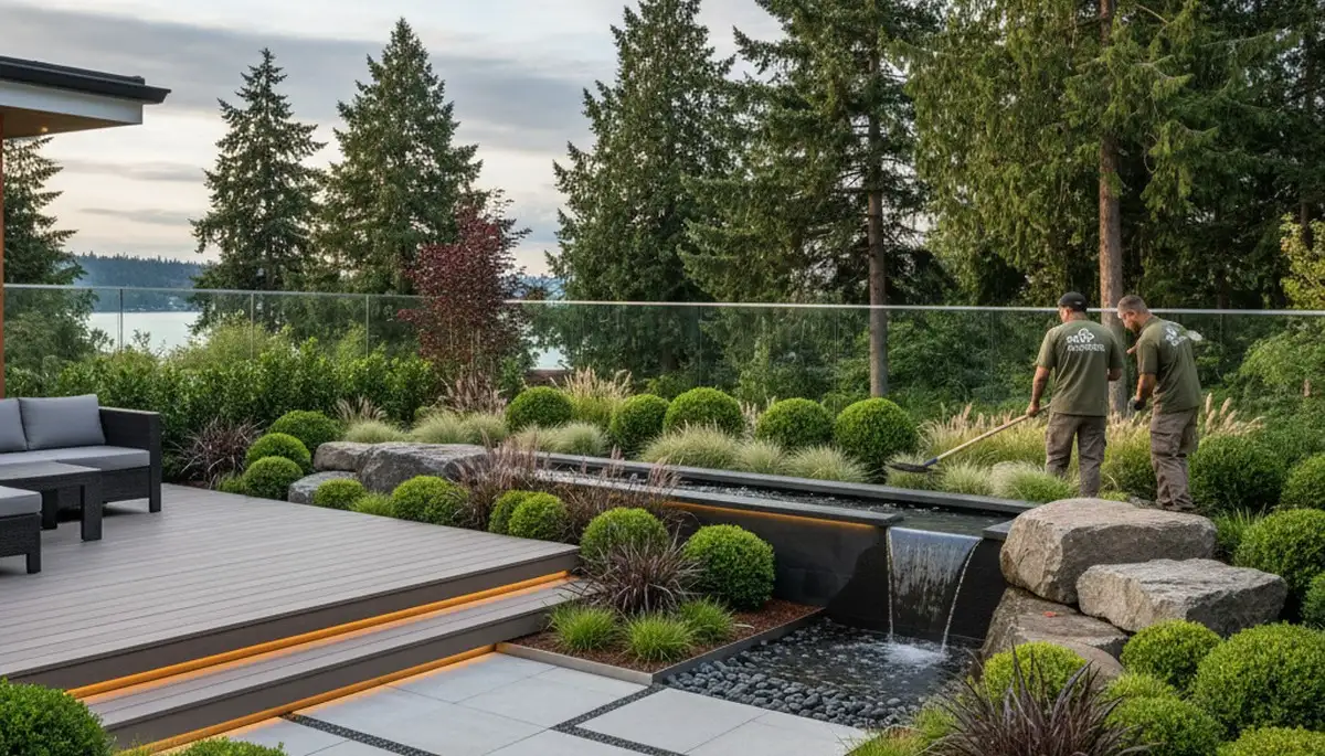 Seattle, WA landscaping team providing professional yard maintenance and outdoor property care