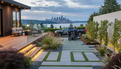 Seattle, WA landscaping team providing professional yard maintenance and outdoor property care