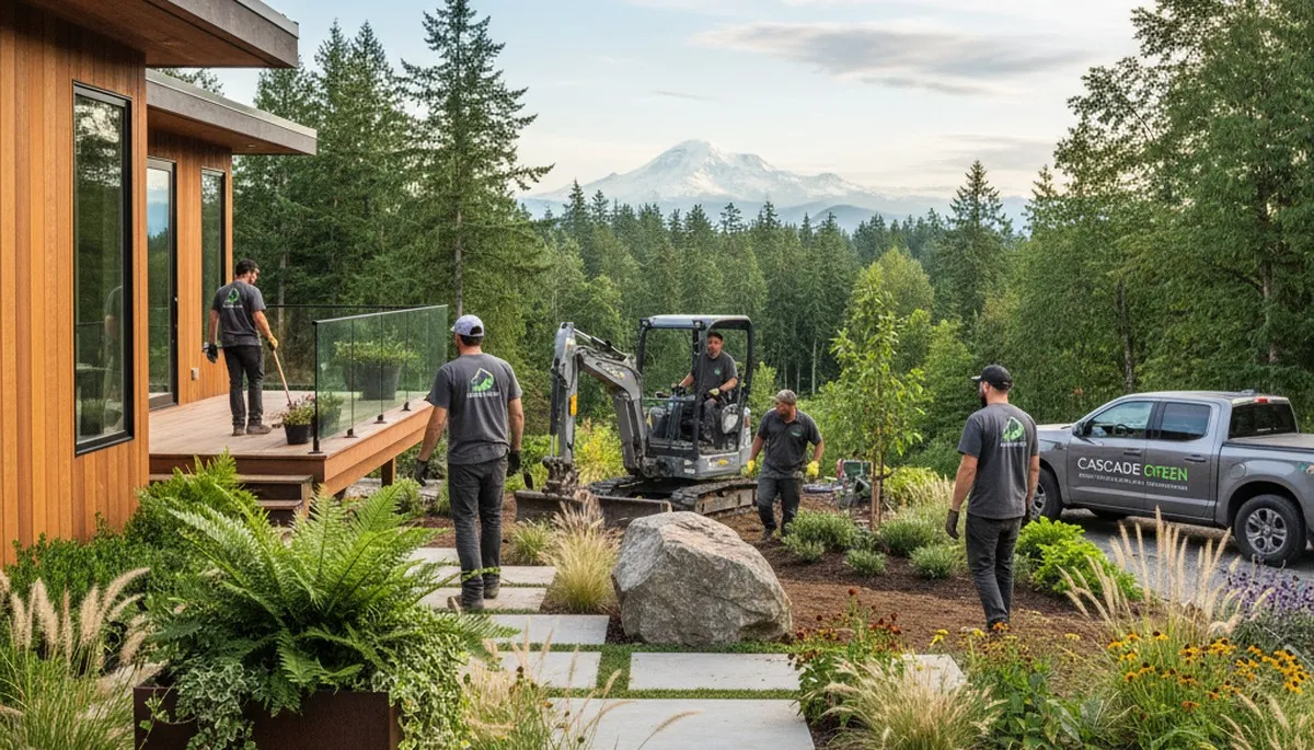 Seattle, WA landscaping team providing professional lawn care and garden maintenance