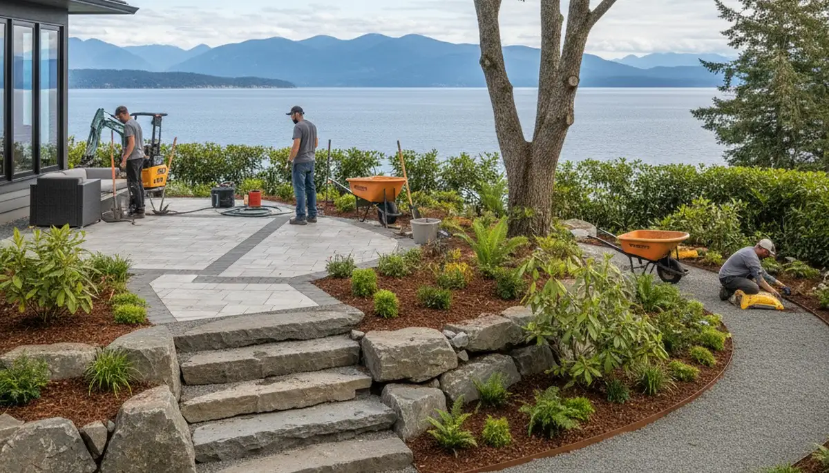 Seattle, WA landscaping team providing professional lawn care and landscape maintenance services