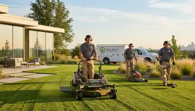 Professional lawn mowing service in Seattle, WA by Chop Chop Landscaping